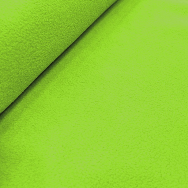 Plain Fleece Fabric  LIME GREEN